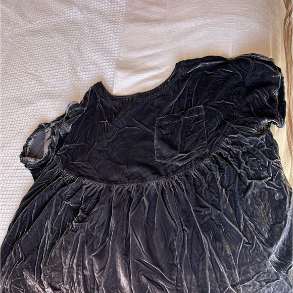 Free People Moon City Velvet Tunic Top - Picture 4 of 5